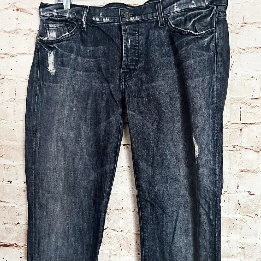 7 for all Mankind Josefina crop boyfriend jeans